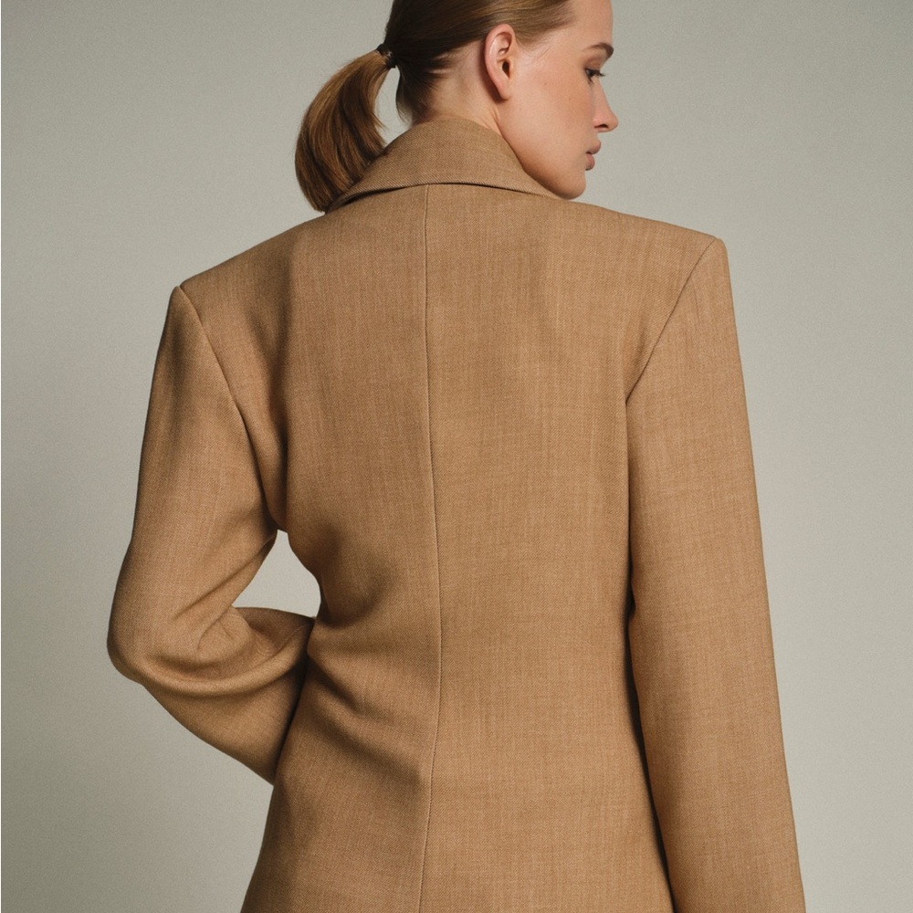 Source Unknown Double Breasted Cinched Blazer - image 2